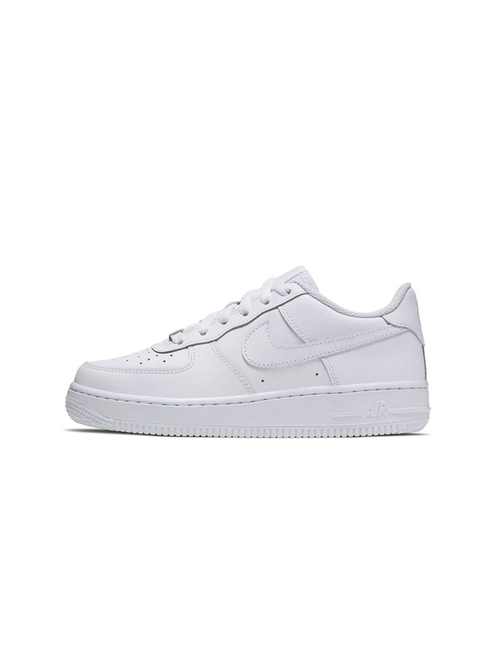 Shop Nike Air Force 1 GS Youth Shoe White