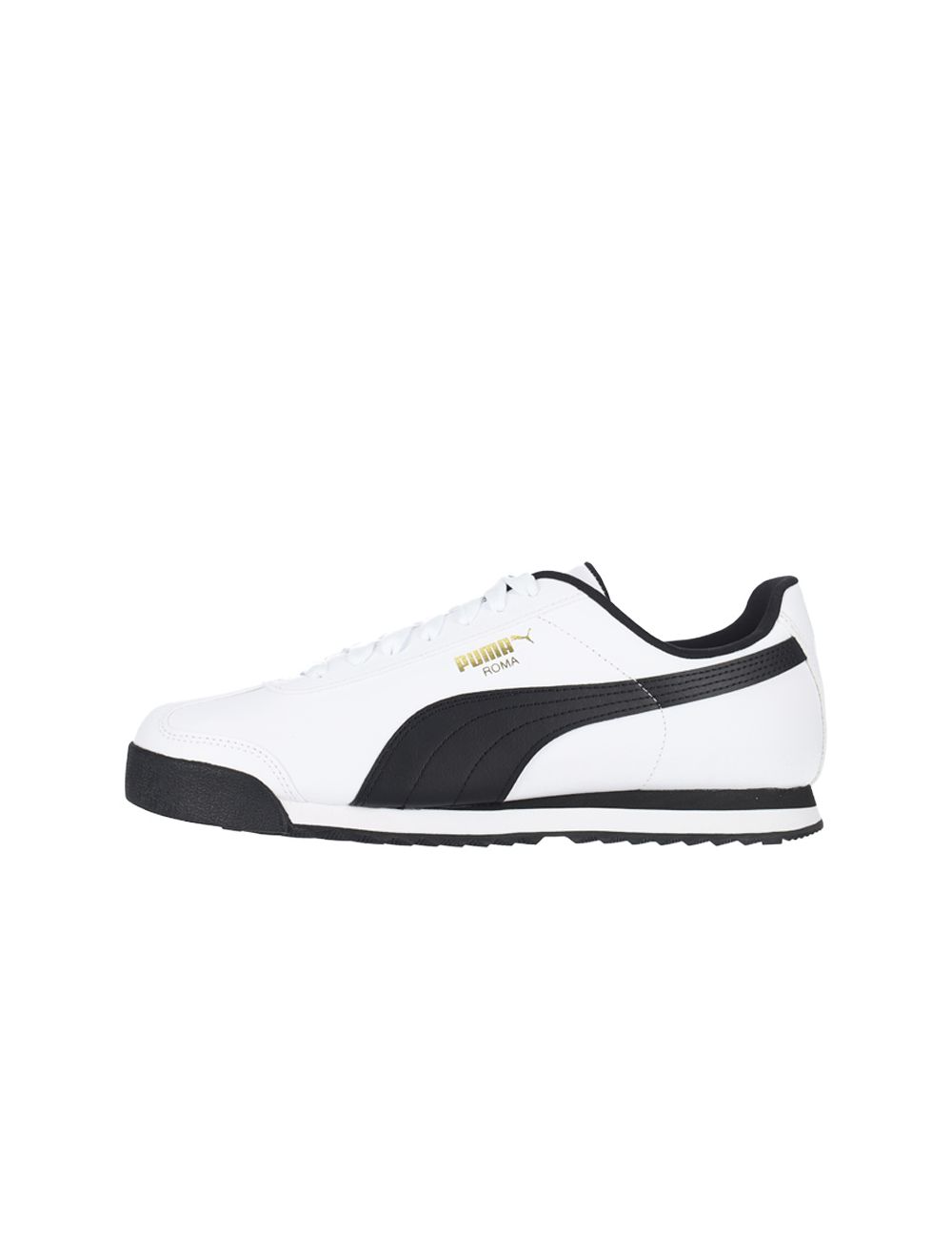 Shop Puma Roma Basic Shoe Mens White/Black | Studio 88