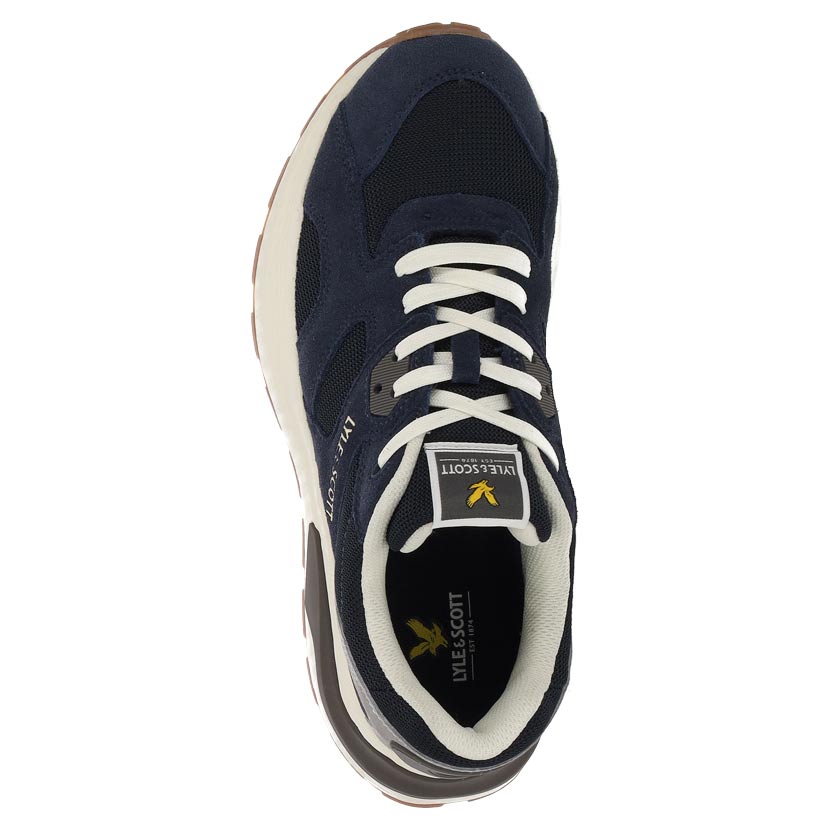 Lyle & Scott Logan Quattro Sneaker Mens Blue | Studio 88