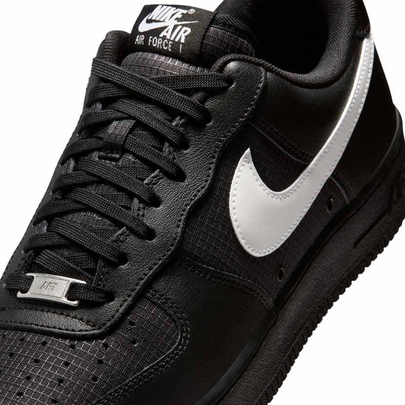 a*様 Nike AirForce1 Low'07 Black Black 26 Nike Air Force 1'07 LV8 Tech Sneaker Mens Black/White | Studio 88
