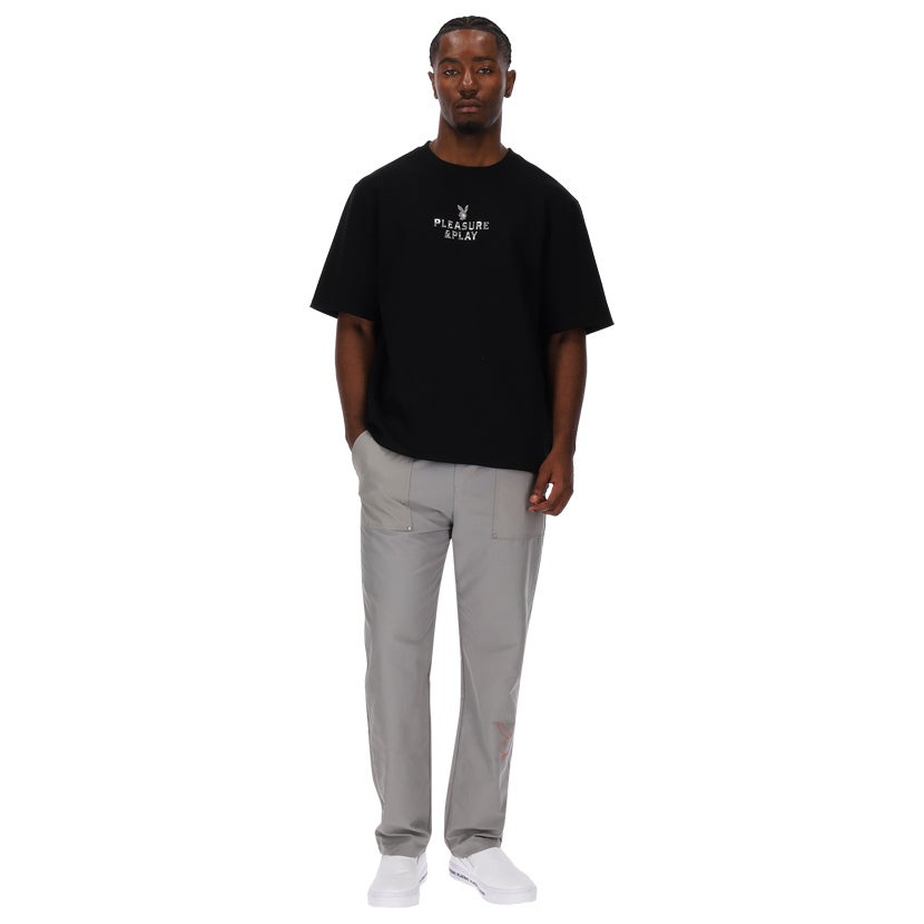 Playboy Chrome Bunny T-shirt Mens Black | Studio 88