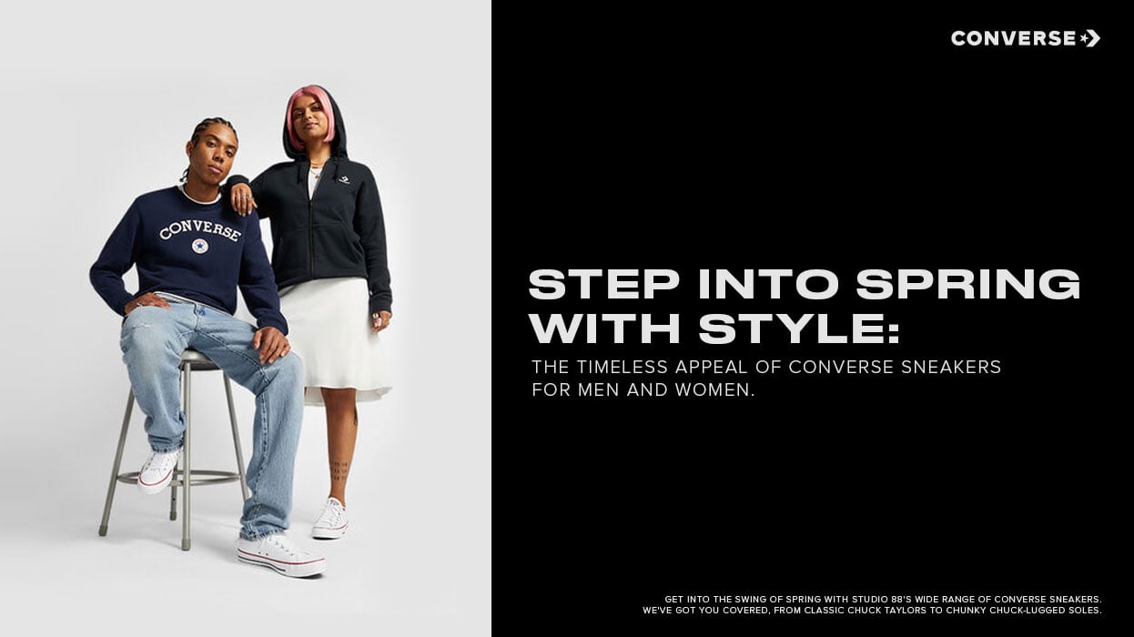 Step into Spring with Style: The Timeless Appeal of Converse Sneakers for Men and Women