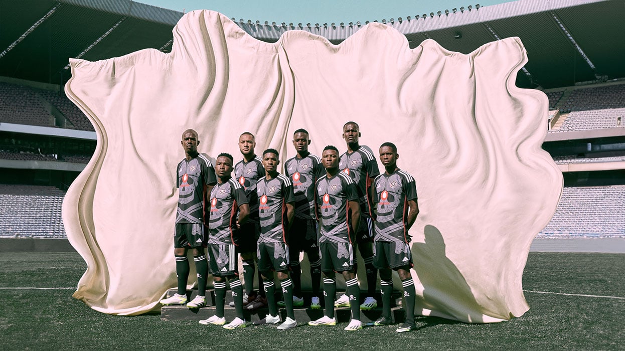 Adidas and Orlando Pirates Unveil 23/24 Season Jersey In Collaboration with Thebe Magugu