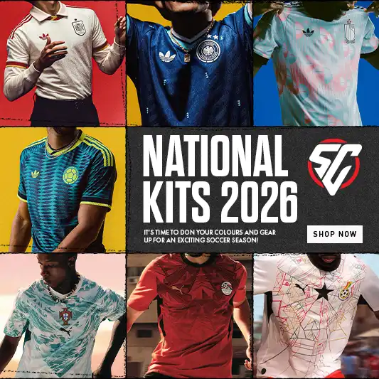 Soccer Central - National Kits 2026 Mobile Banner