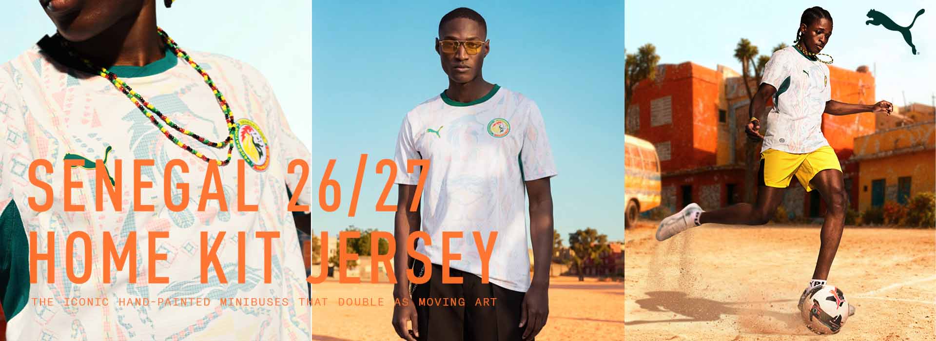 Senegal National Jersey Desktop Banner