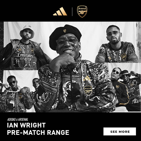 Adidas Arsenal x Ian Wright Pre-Game Collection