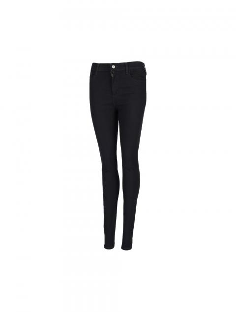 Shop Levi's 720 High-Rise Super Skinny Jeans Womens Ultra Black |
