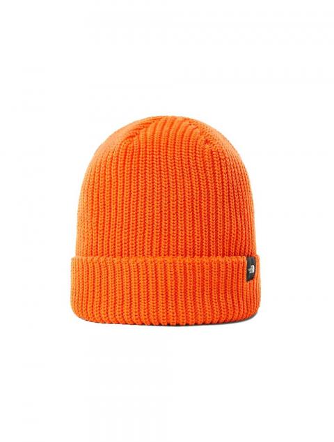 The North Face Fisherman Beanie Red Orange