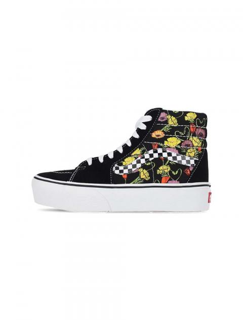 Shop Vans Sk8-Hi Platform  Poppy Checkerboard Womens Sneaker B