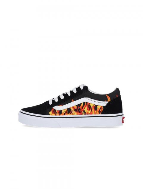 Shop Vans Old Skool Digi Flame Sneaker Youth Flame Black | Studio