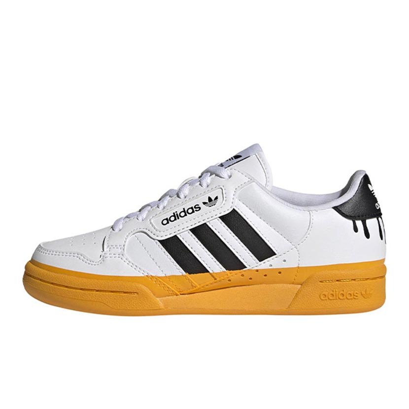 adidas Originals Continental 80 Striped Youth Sneaker White Gold