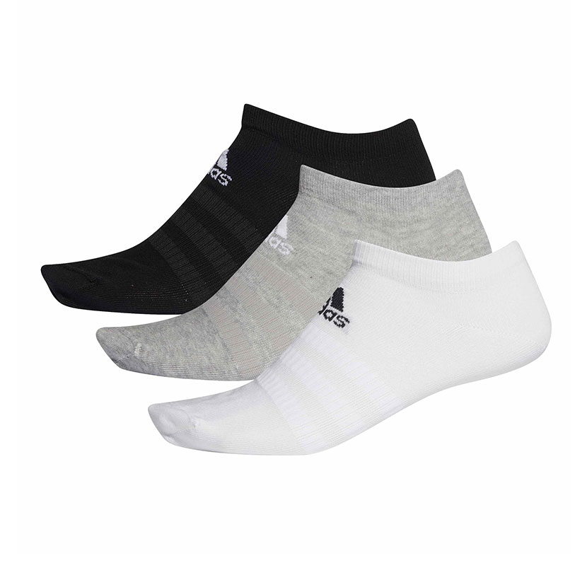 adidas Performance Low-Cut Socks 3 Pairs Grey White Black