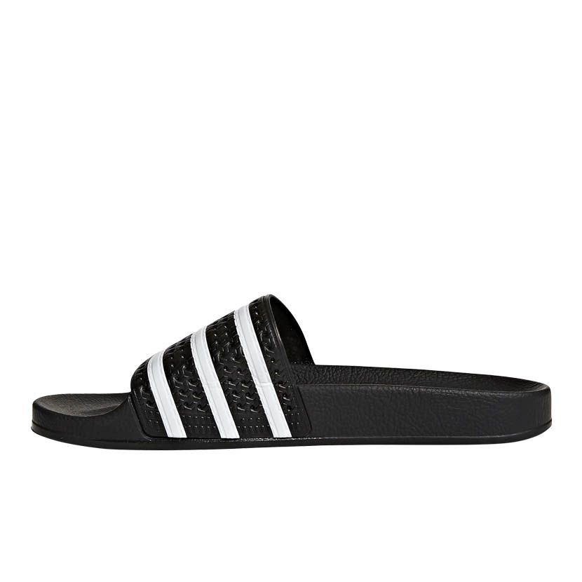 adidas Originals Adilette Slide Sandal Black White