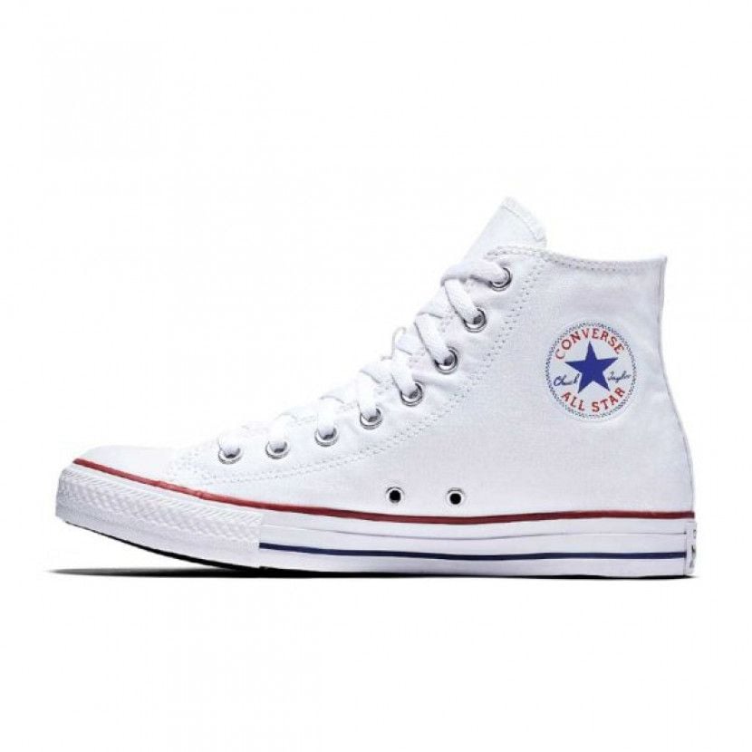 Shop Converse All Star Chuck Taylor Basic Hi Mens Sneaker White |