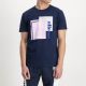 Shop ellesse Logo T-shirt Mens Dress Blue Grey Pink at Studio 88 Online