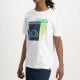Shop ellesse Logo T-shirt Mens Bright White Dress Blue Jade Cream at Studio 88 Online
