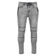 Shop Nautic Spirit Biker Jeans Zip Mens Grey Wash at Studio 88 Online