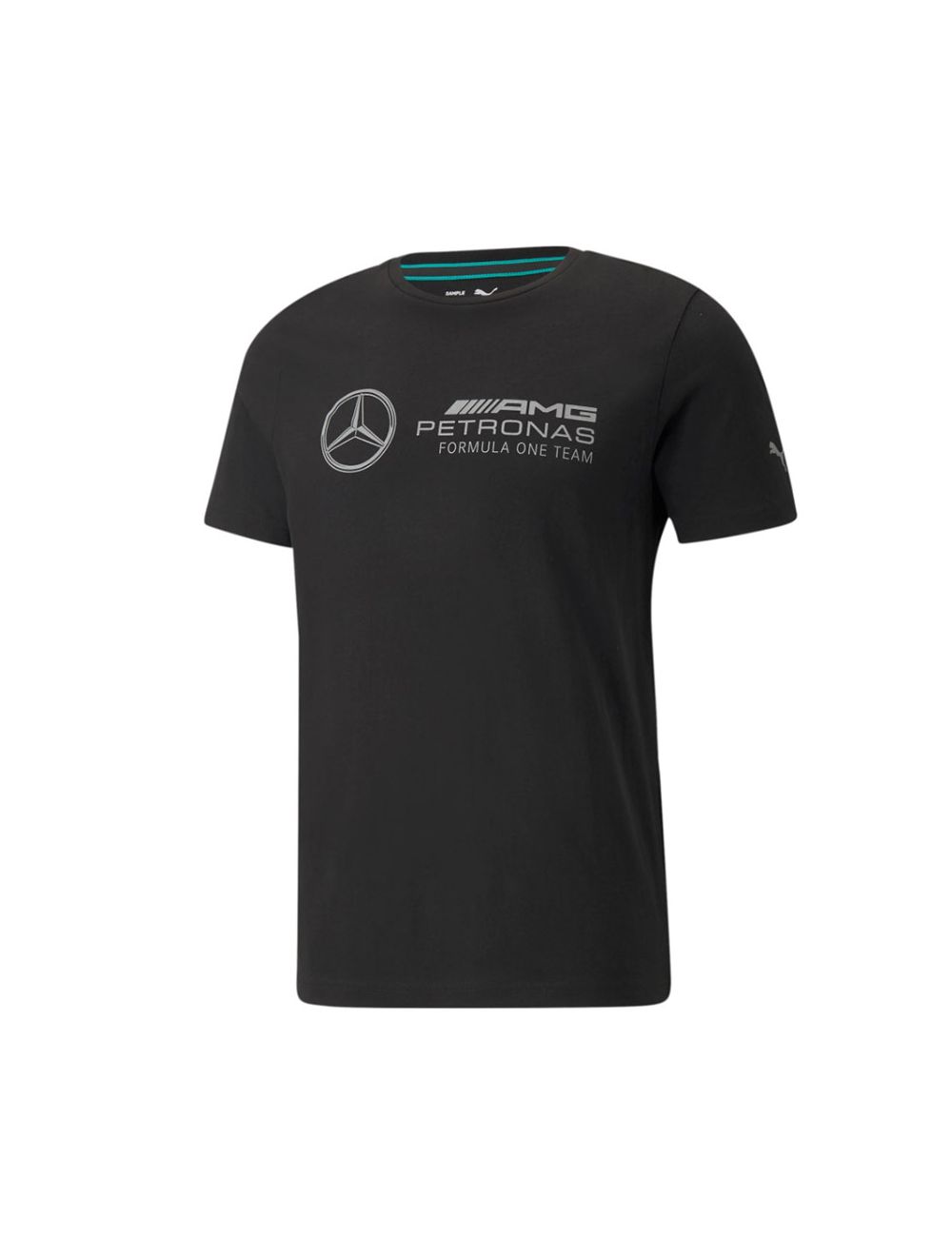 Puma Mercedes F1 Logo T-shirt Mens Black Black