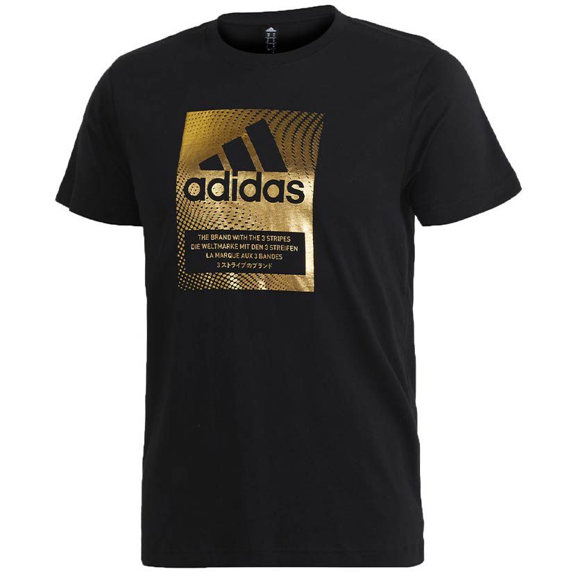 adidas shirt schwarz gold