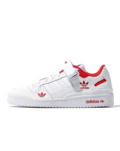 adidas Originals Forum Lo Sneaker Mens White Red
