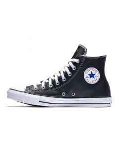 Converse All Star Hi Leather Mens Sneaker Black White