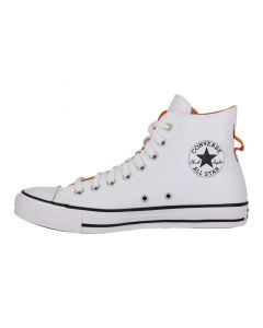 Converse Chuck Taylor High Slate Crafted Faux Leather Sneaker Mens White