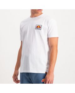 ellesse Core Essential Box Embroided Logo T-shirt Mens White