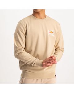 ellesse Embroidered Logo Sweater Mens Warm Sand