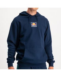 ellesse Core Box Embroidered Pullover Hoodie Mens Dress Blue