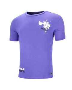 Grey Wolf Underground T-shirt Mens Purple Opulence