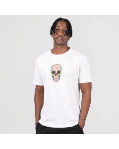 Grey Wolf x Skhanda World Skull T-shirt Mens White