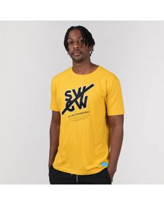 Grey Wolf x Skhanda World Welcome To The Plant T-shirt Mens Yellow