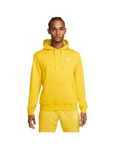 Nike Club Fleece Hoodie Mens Vivid Sulphur Yellow
