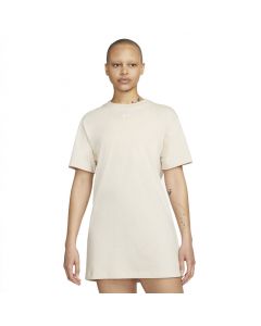 Nike Sportswear Essential Short Sleeve Dress Womens Sand Drift