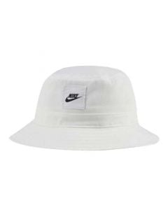 Nike Futura Woven Label Bucket Hat Core White