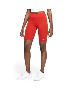 Nike Essential Bike Shorts Womens Chile Red White