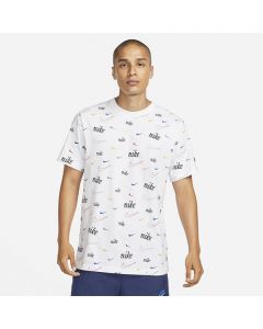 Nike Multi-Swoosh Print T-shirt Mens White