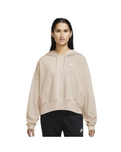 Nike Oversized Jersey Pullover Hoodie Womens Sanddrift