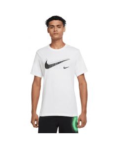 Nike Air Double Logo Print Mens T-Shirt White