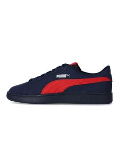 Puma Smash V2 Sneaker Youth Navy Urban Red