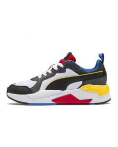 Puma X-Ray Youth Sneaker White Blk Dk Shadow Red Blue