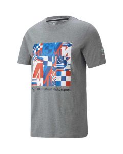 Puma BMW M Motorsport Graphic T-shirt Mens Medium Grey