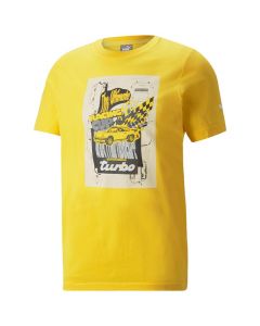 Puma Porsche Legacy Graphic T-shirt Mens Lemon Chrome