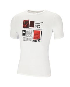 Puma Graphic T-shirt Mens White