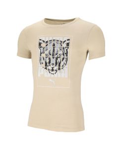 Puma Graphic T-shirt Mens Putty