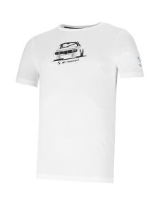 Puma BMW Motorsport Essential Car Graphic T-shirt Mens White