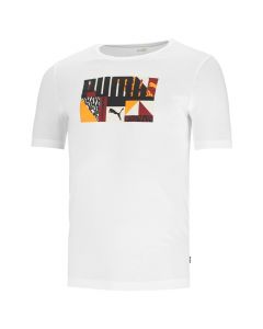 Puma Monogram Graphic T-shirt Mens White