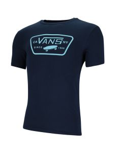 Vans Full Patch T-shirt Mens Navy Aquatic