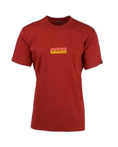 Vans Classic Easy Box T-shirt Mens Chili Oil