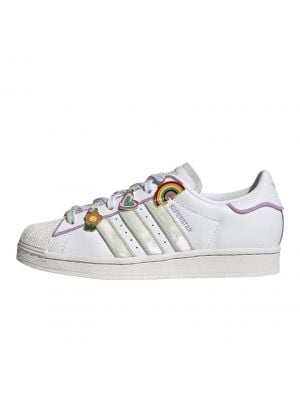 Shop adidas Originals Superstar Removable Charms Womens Sneaker White Green Lilac at Studio 88 Online